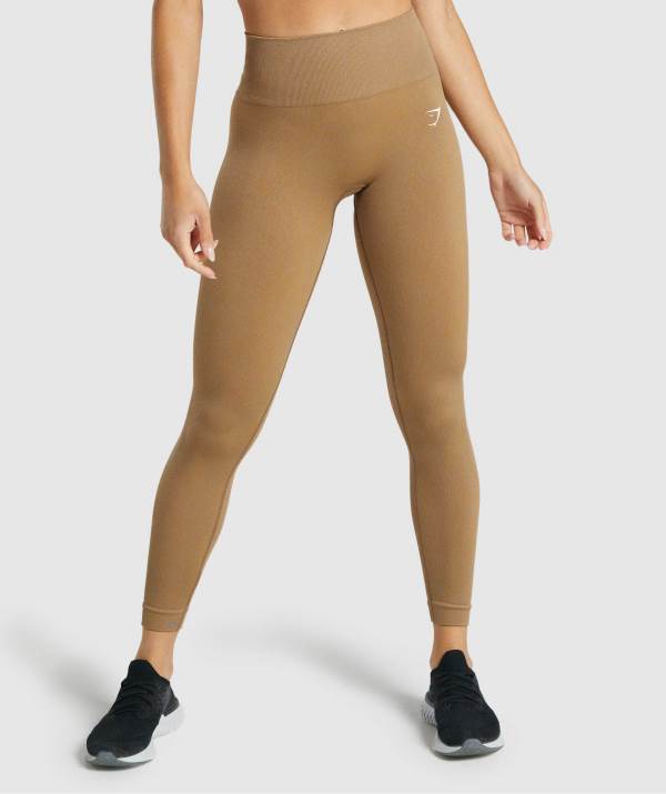 Damske Legíny Gymshark Adapt Fleck Seamless Svetlo Hnede | SC5610284